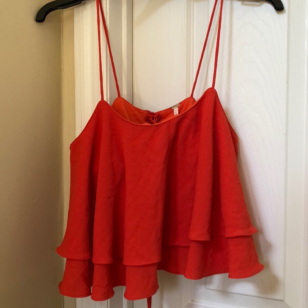 Free people flowy crop top!